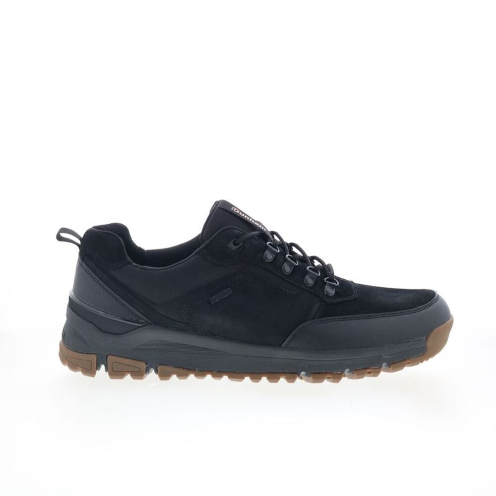 Dunham Men's Black and Brown Low-Top Sneakers